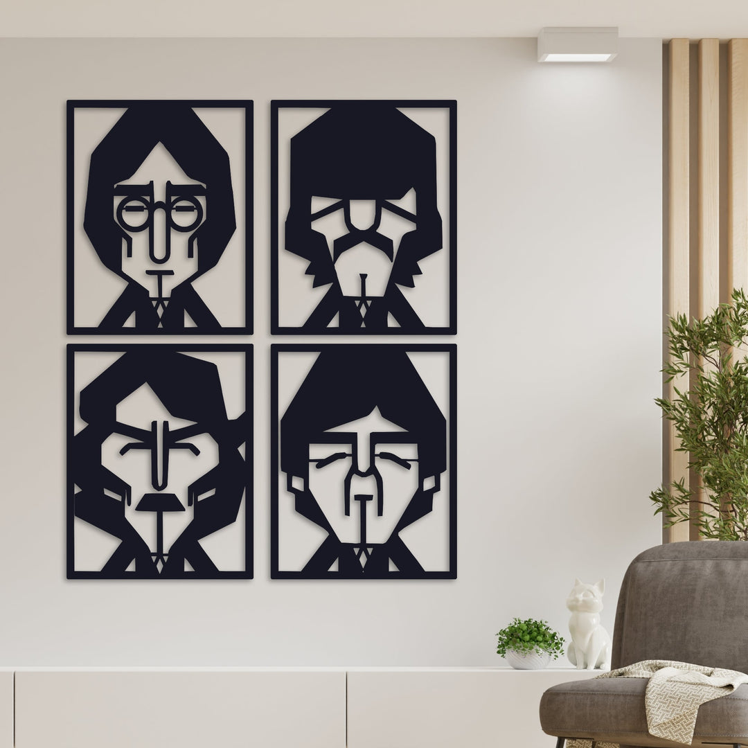 ・"The Beatles"・Premium Metal Wall Art - Limited Edition