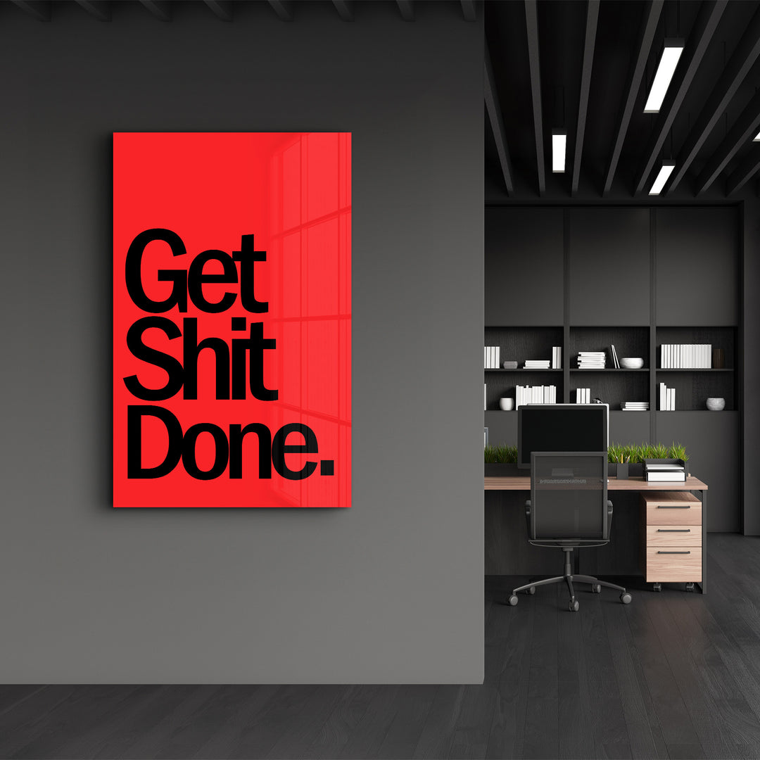 Get X Done | Designers Collection Glass Wall Art