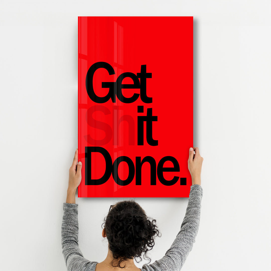 Get X Done | Designers Collection Glass Wall Art