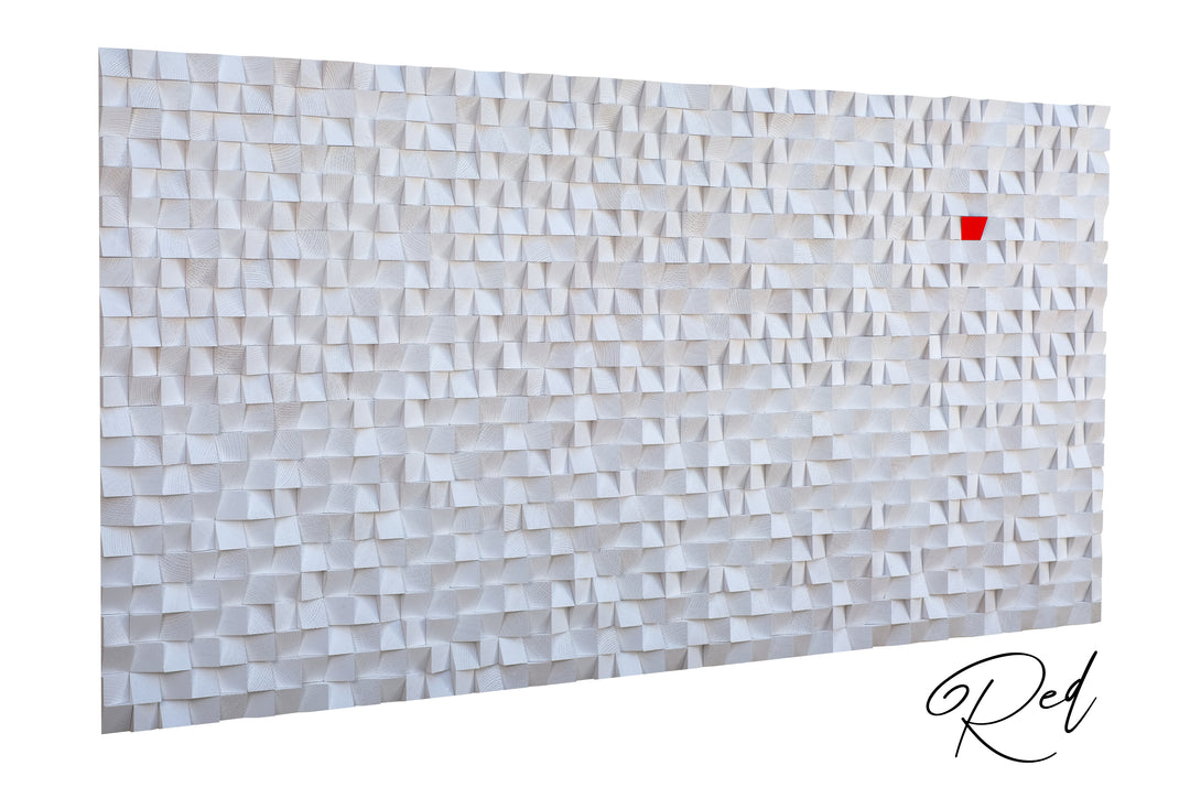 ・"Snowflake"・Premium Wood Handmade Wall Sculpture - Limited Edition