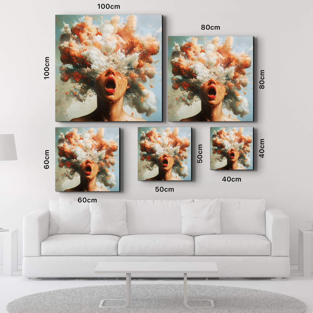 Pleasure - Contemporary Collection Glass Wall Art