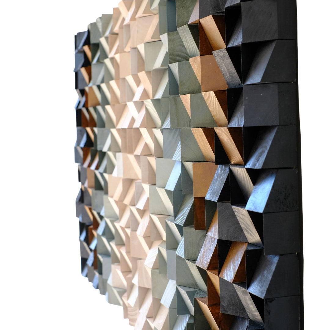 ・"Mother Earth"・Premium Wood Handmade Wall Sculpture - Limited Edition | Artdesigna Glass Printing Wall Arts.