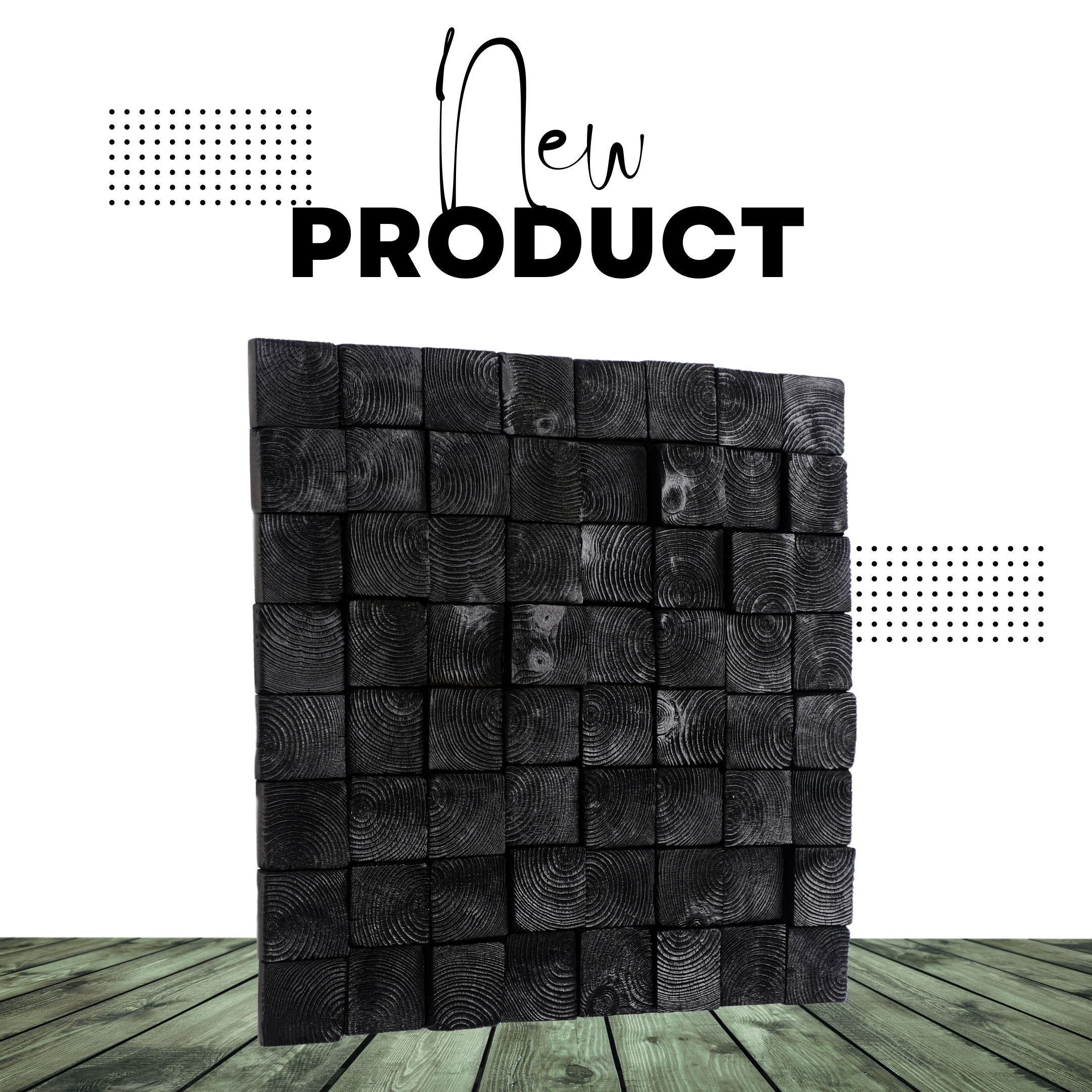 ・"Smoked Black Wall Sculpture"・Premium Wood Handmade Wall Sculpture | Artdesigna Glass Printing Wall Arts.