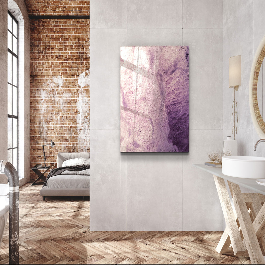 ・"Pink Abstract Pattern"・Glass Wall Art | Artdesigna Glass Printing Wall Arts.