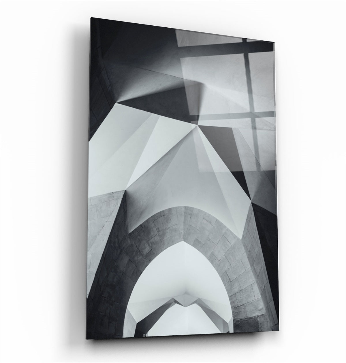 ・"Geometric Shapes"・Glass Wall Art | Artdesigna Glass Printing Wall Arts.