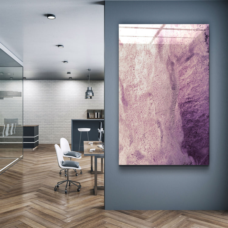 ・"Pink Abstract Pattern"・Glass Wall Art | Artdesigna Glass Printing Wall Arts.