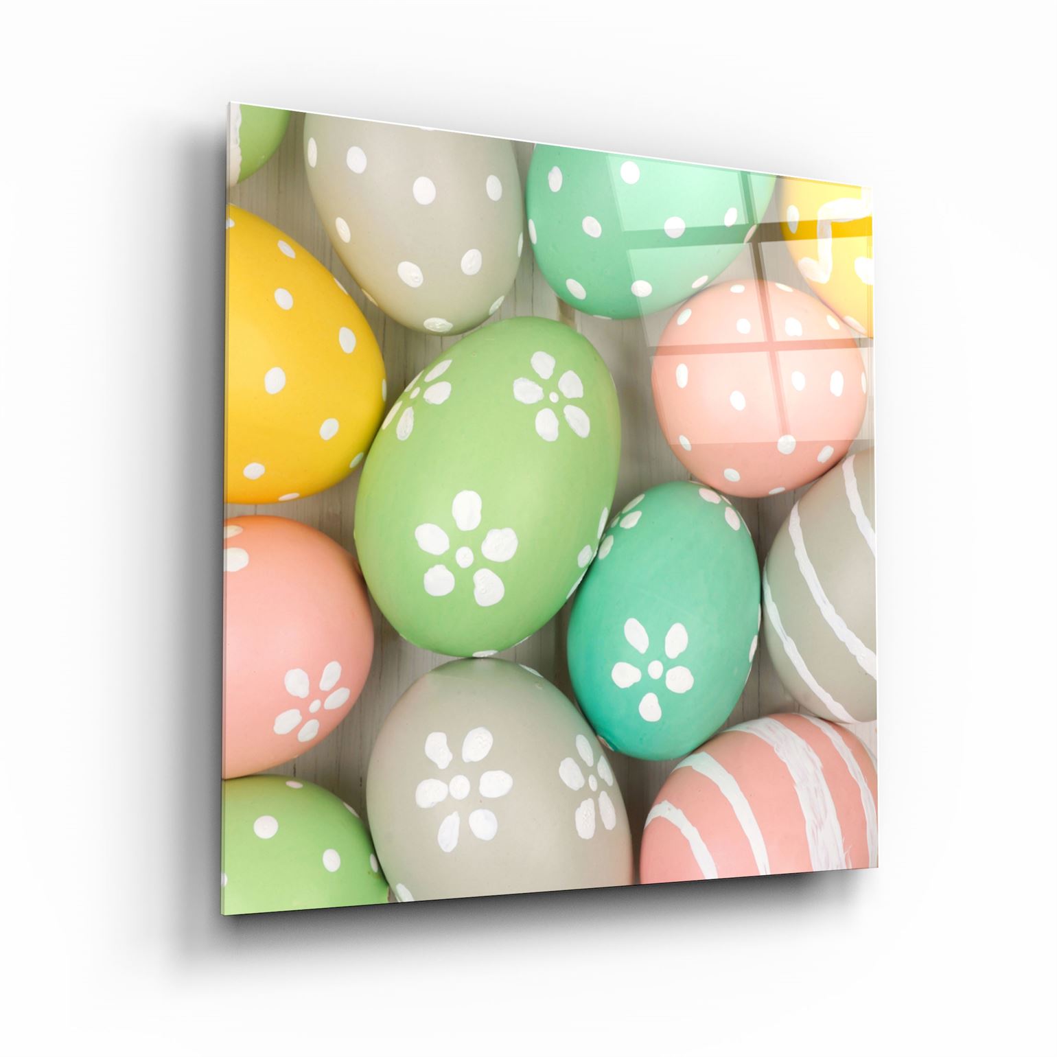・"Eggs"・Glass Wall Art | Artdesigna Glass Printing Wall Arts.