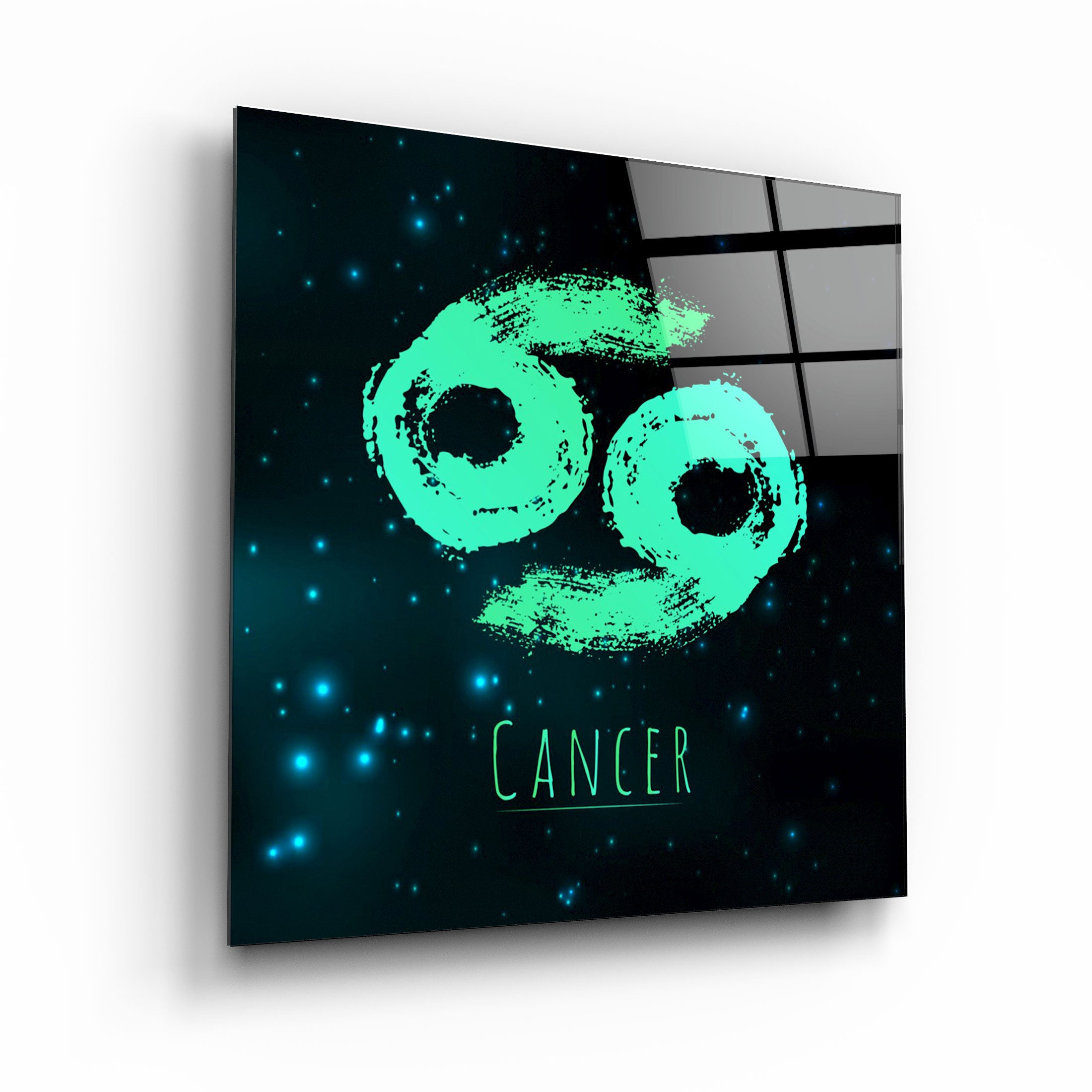 ."Zodiac V2 - Cancer". Glass Wall Art | Artdesigna Glass Printing Wall Arts.
