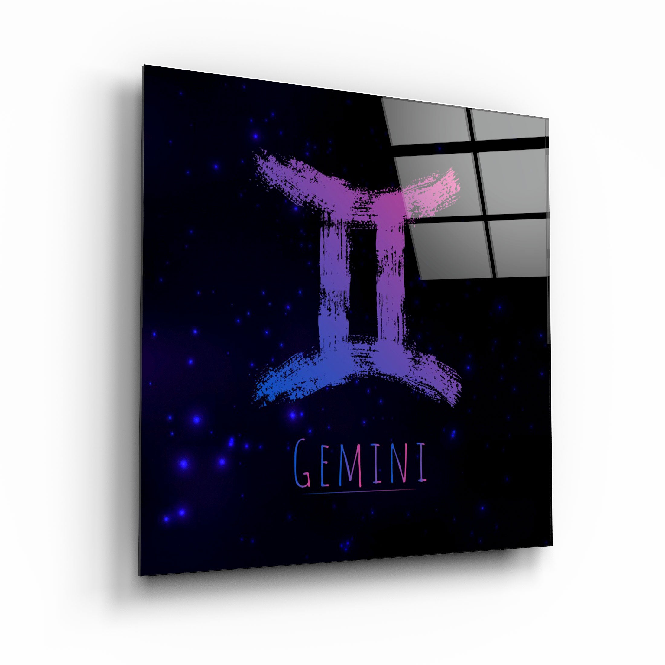 ."Zodiac V2 - Gemini". Glass Wall Art | Artdesigna Glass Printing Wall Arts.