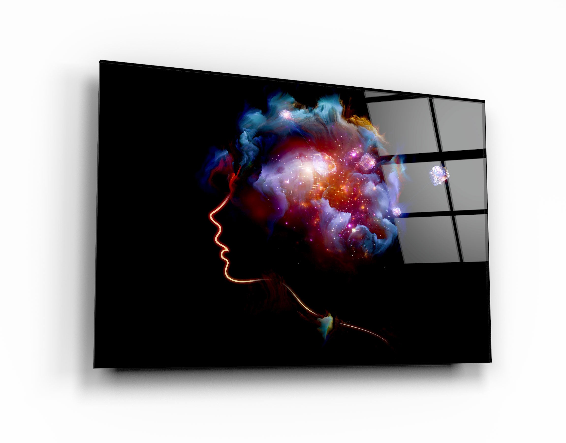 ・"Space in Mind"・Glass Wall Art | Artdesigna Glass Printing Wall Arts.