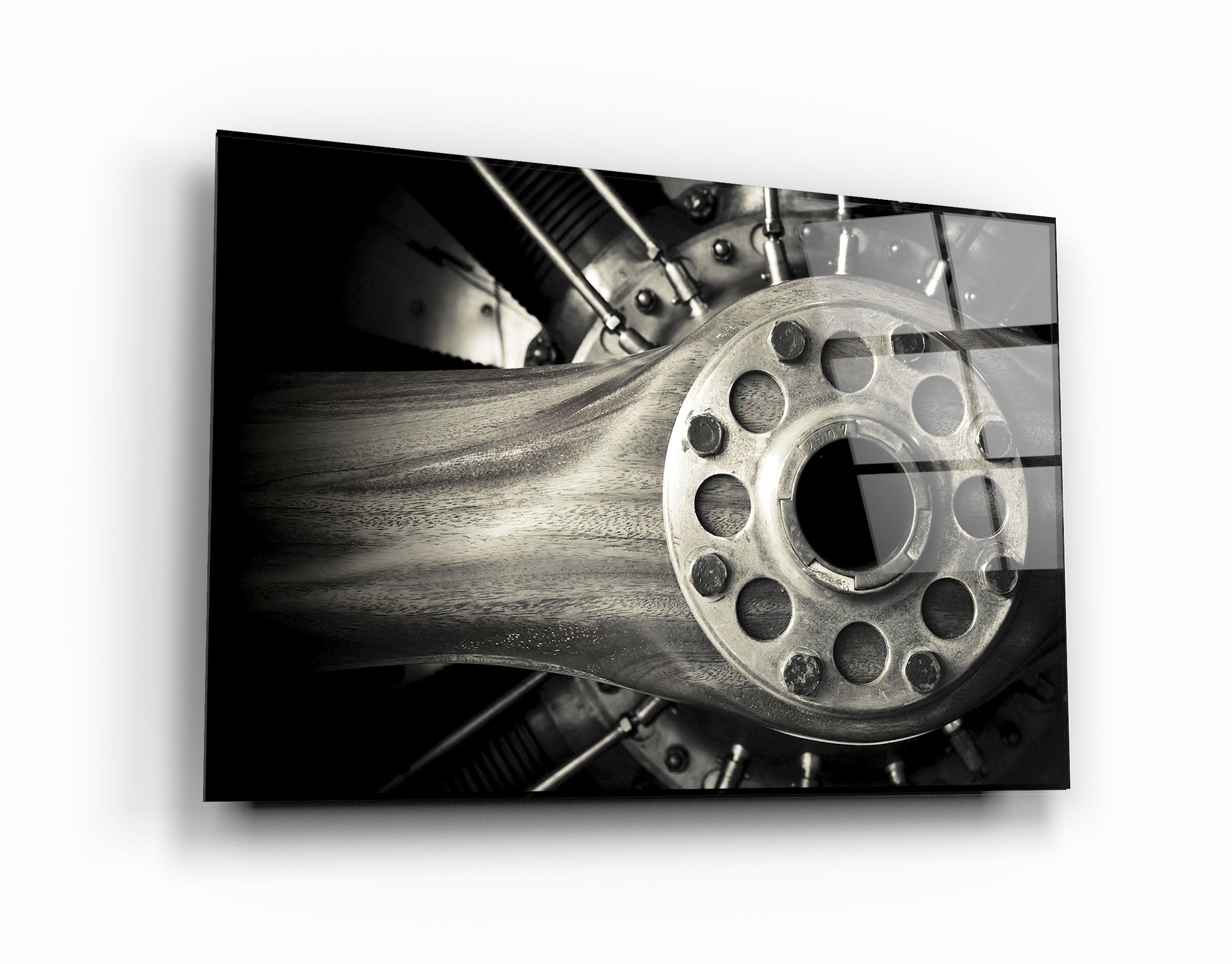 ・"The Propeller"・Glass Wall Art | Artdesigna Glass Printing Wall Arts.