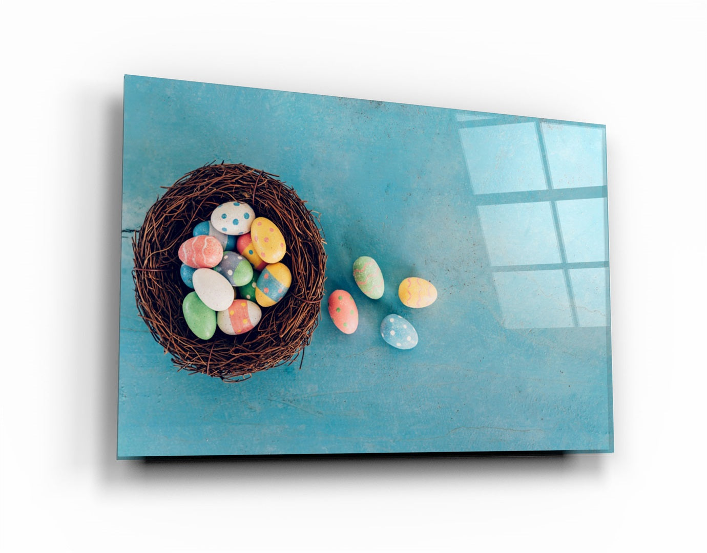 ・"Easter Egg"・Glass Wall Art | Artdesigna Glass Printing Wall Arts.