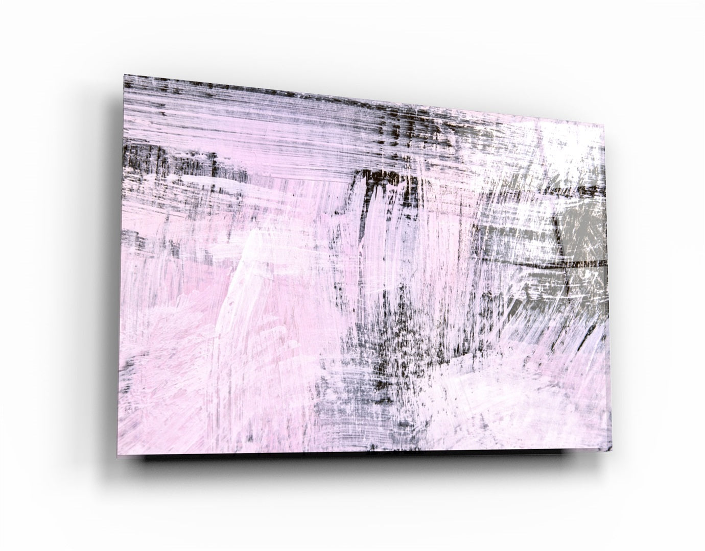 ・"Pink Touch"・Glass Wall Art | Artdesigna Glass Printing Wall Arts.