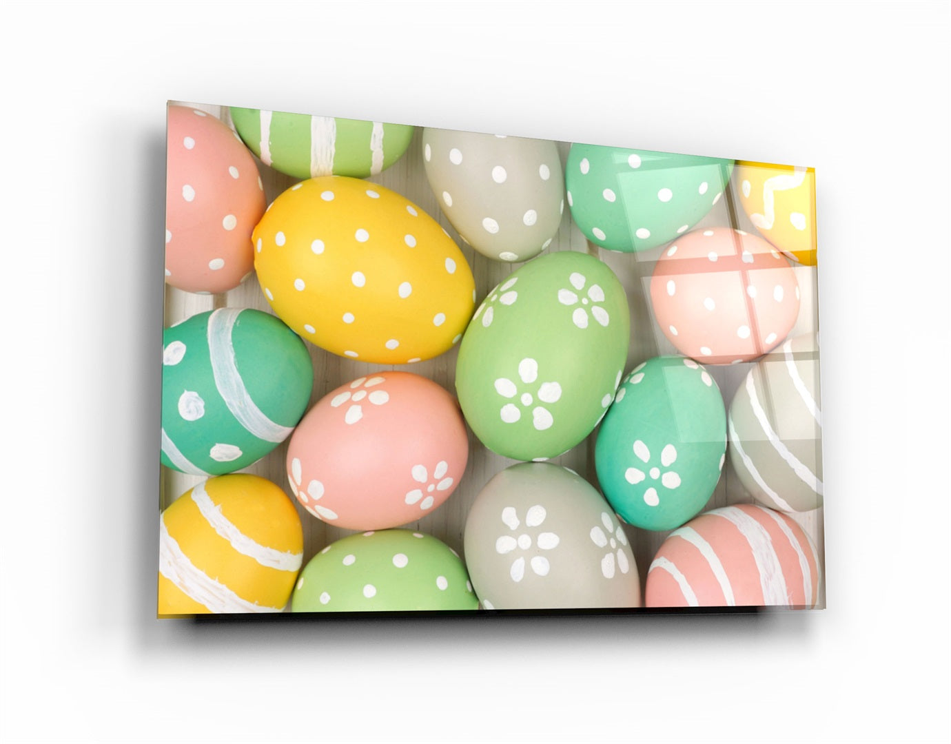 ・"Eggs"・Glass Wall Art | Artdesigna Glass Printing Wall Arts.
