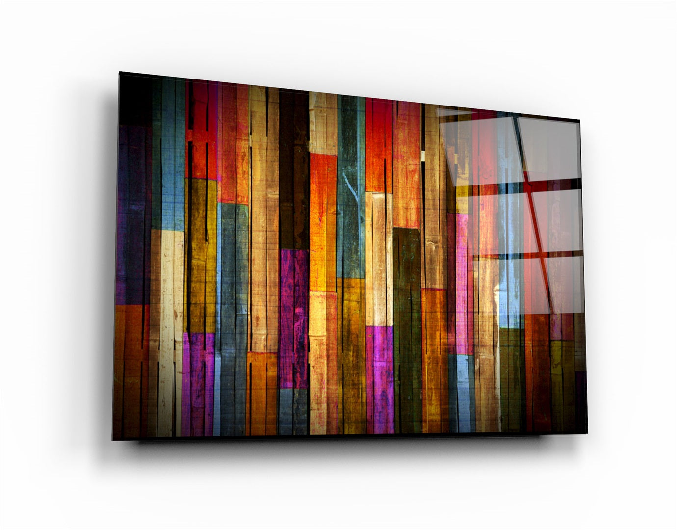 ・"Painted Wood"・Glass Wall Art | Artdesigna Glass Printing Wall Arts.