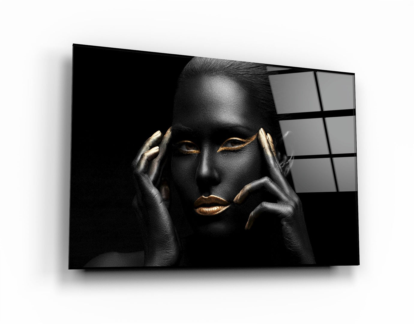 ・"Almond Eye"・Glass Wall Art | Artdesigna Glass Printing Wall Arts.