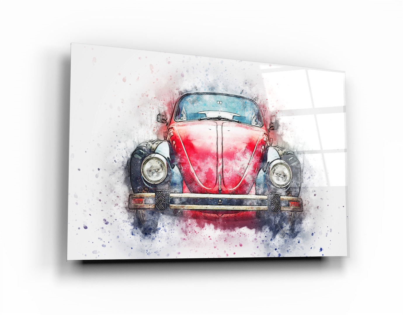 ・"The Car"・Glass Wall Art | Artdesigna Glass Printing Wall Arts.