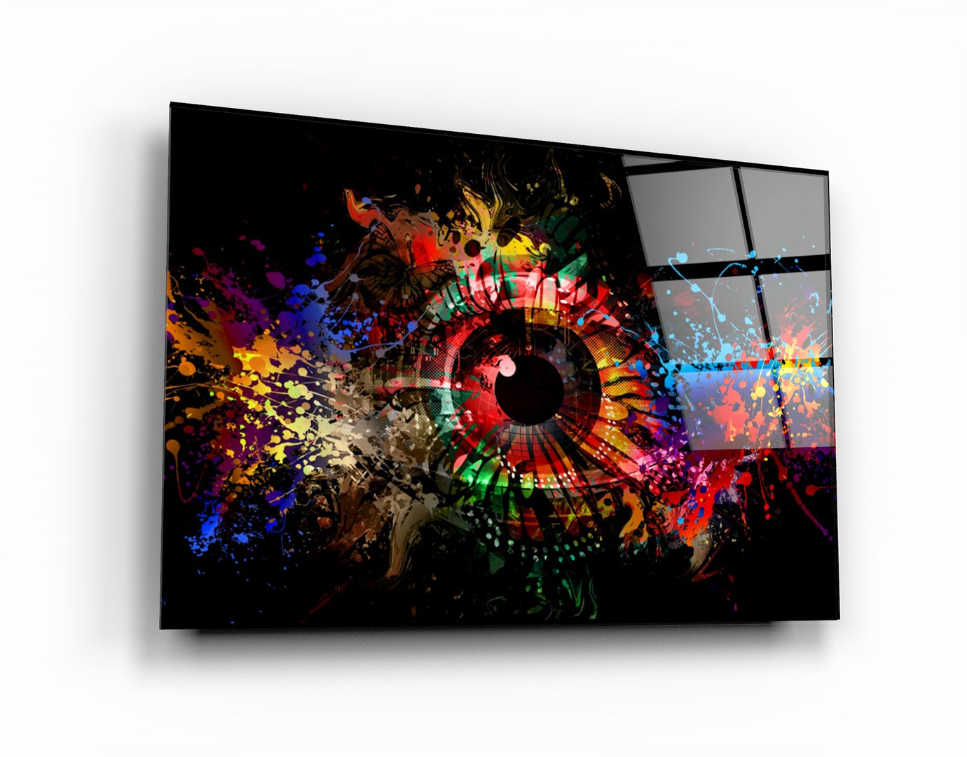 ・"Eye of the Future"・Glass Wall Art | Artdesigna Glass Printing Wall Arts.