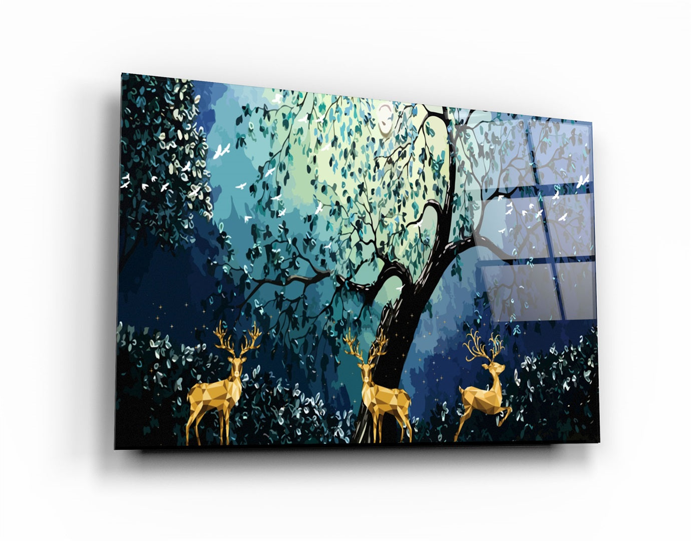 ・"Cute Forest"・Glass Wall Art | Artdesigna Glass Printing Wall Arts.