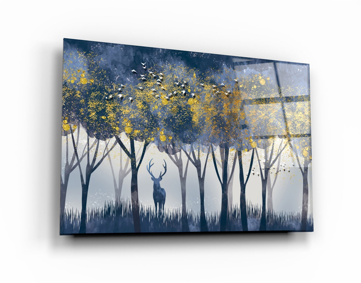 ・"Cute Forest3"・Glass Wall Art | Artdesigna Glass Printing Wall Arts.