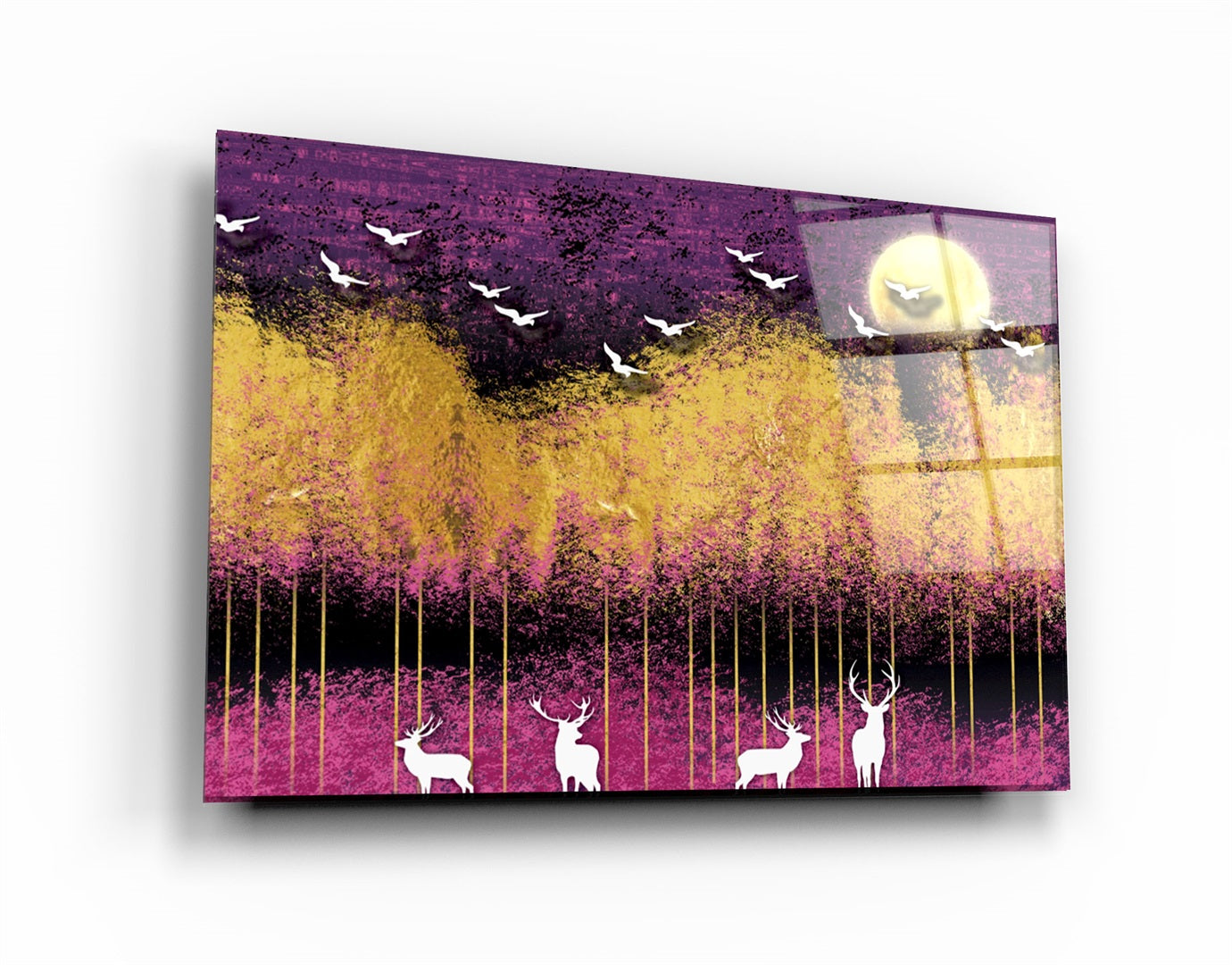 ・"Cute Forest5"・Glass Wall Art | Artdesigna Glass Printing Wall Arts.