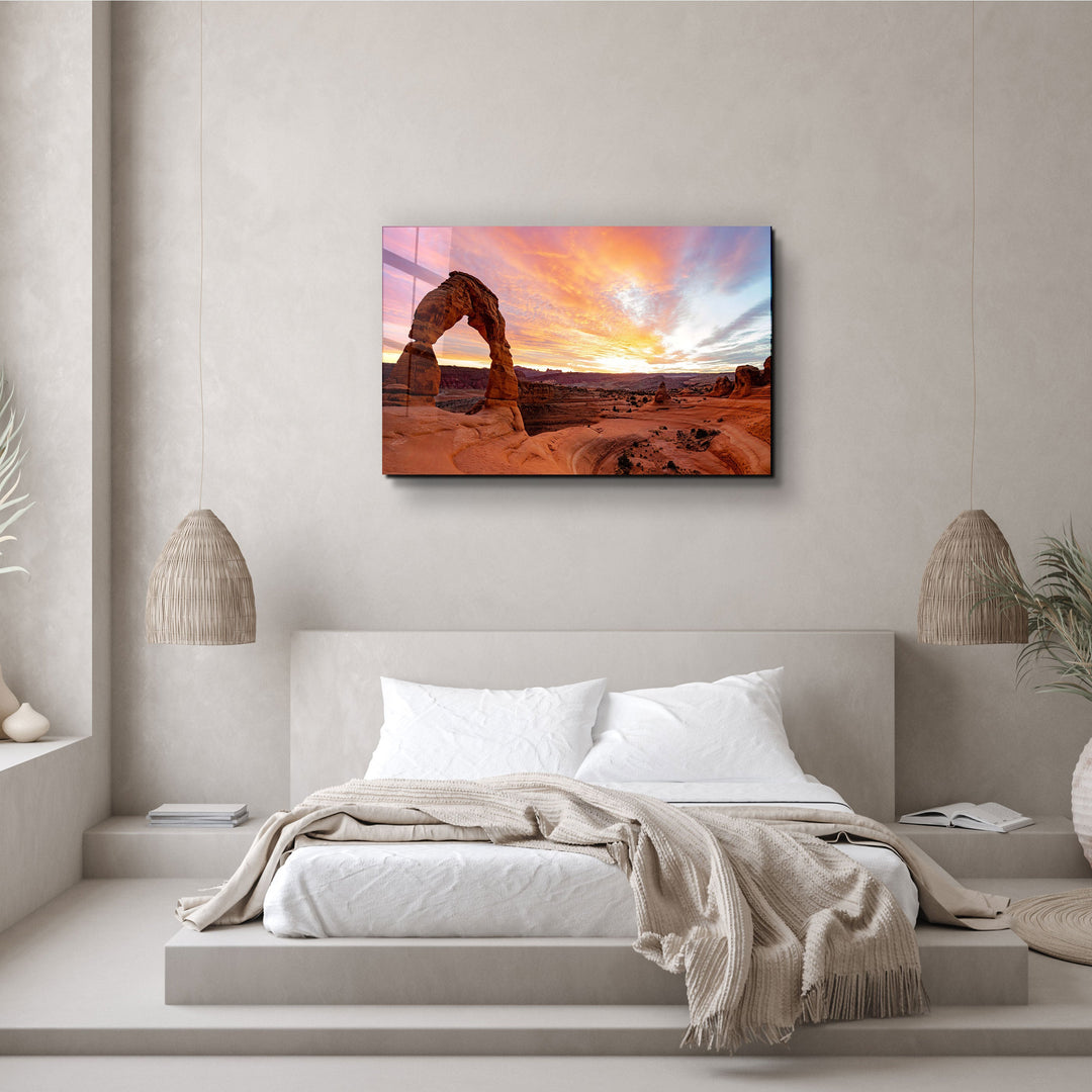 ・"Delicate Arch"・Designer's Collection Glass Wall Art