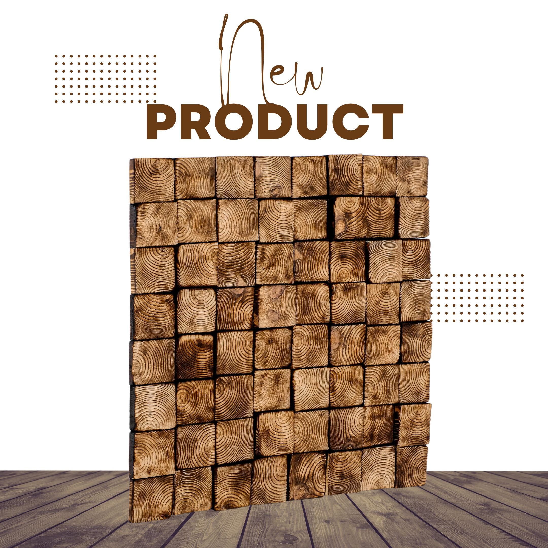 ・"Smoked Brown Wall Sculpture"・Premium Wood Handmade Wall Sculpture | Artdesigna Glass Printing Wall Arts.