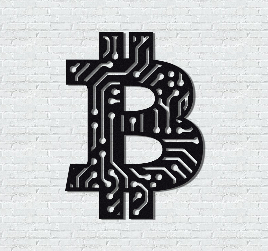 ・"Bitcoin"・Premium Metal Wall Art - Limited Edition