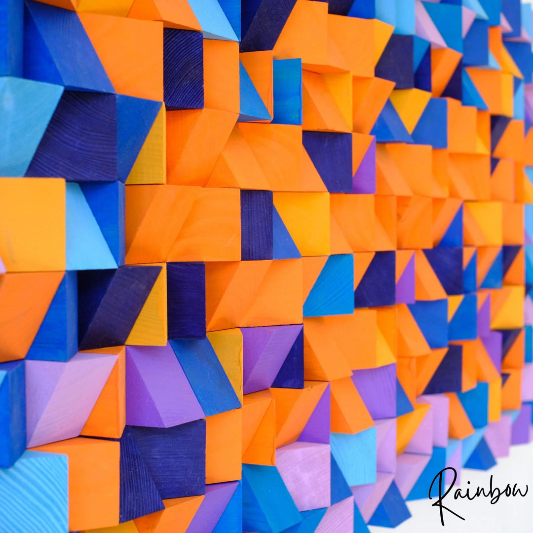 Rainbow | Premium Wood Handmade Wall Sculpture