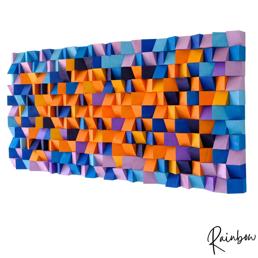 Rainbow | Premium Wood Handmade Wall Sculpture