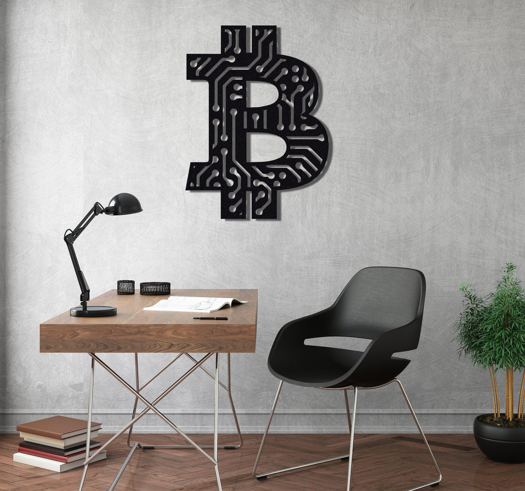 ・"Bitcoin"・Premium Metal Wall Art - Limited Edition