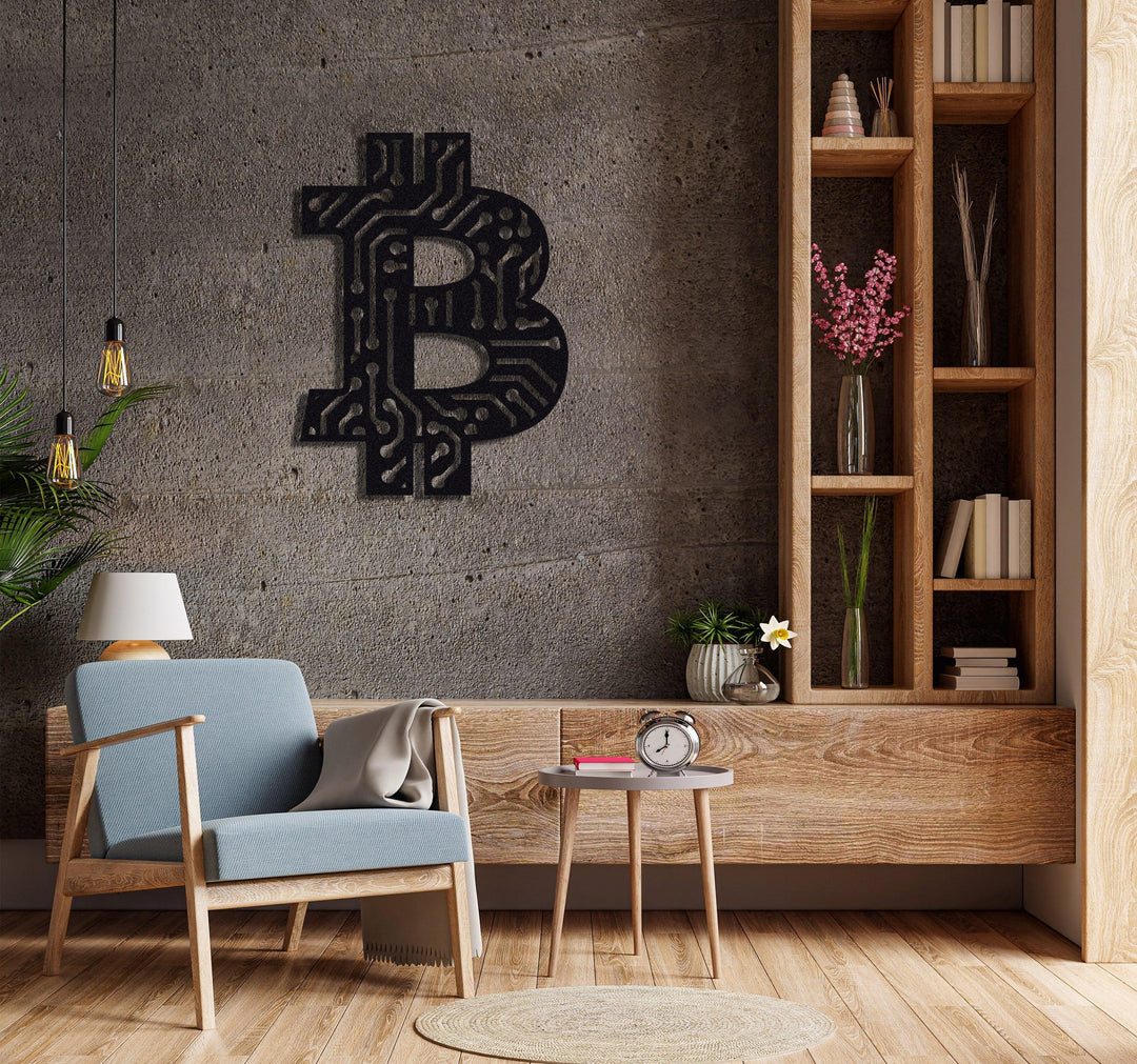 ・"Bitcoin"・Premium Metal Wall Art - Limited Edition