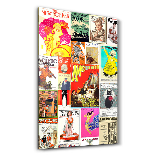 Magazine Covers – Glass Printing Wall Arts – Artdesigna