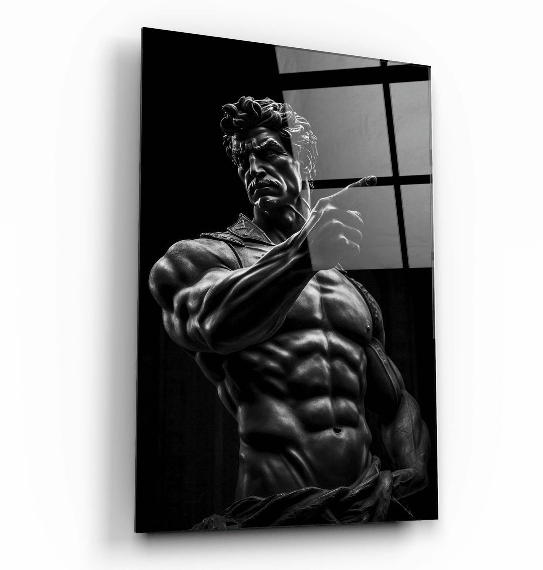 ・"Strong"・Designers Collection Glass Wall Art