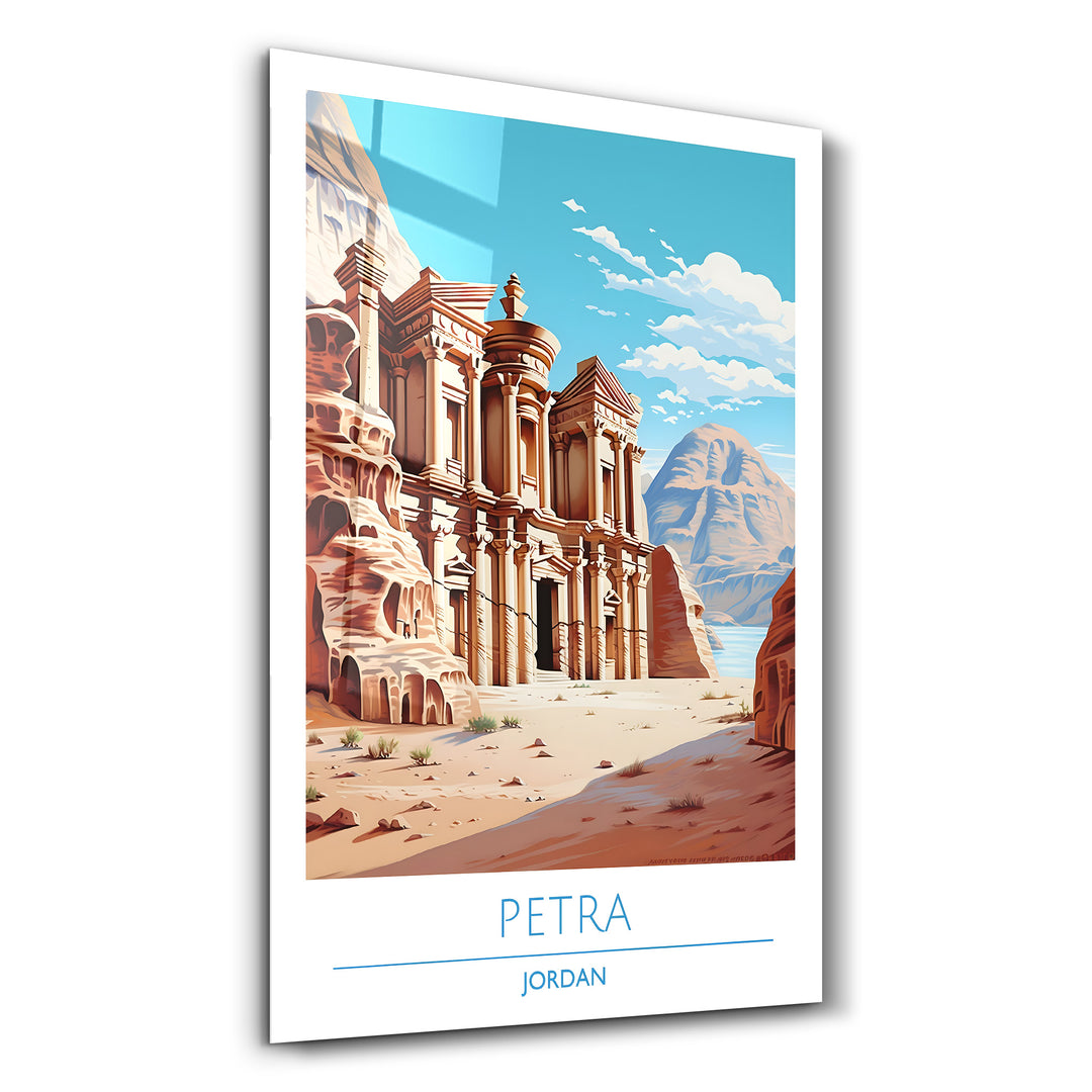 Petra Jordan-Travel Posters | Glass Wall Art