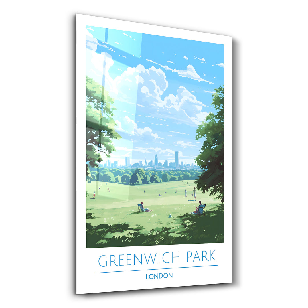 Greenwich Park London-Travel Posters | Glass Wall Art