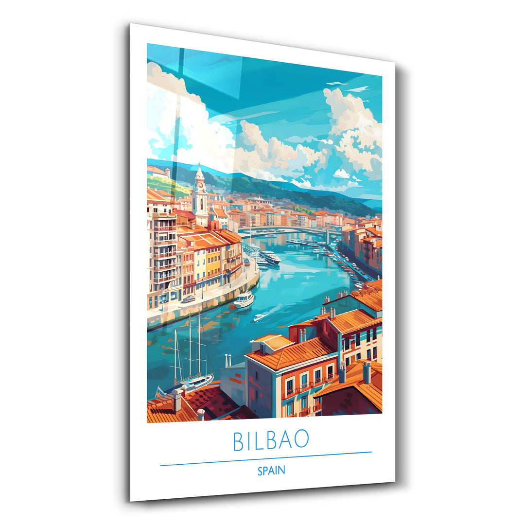 Bilbao Spain-Travel Posters | Glass Wall Art