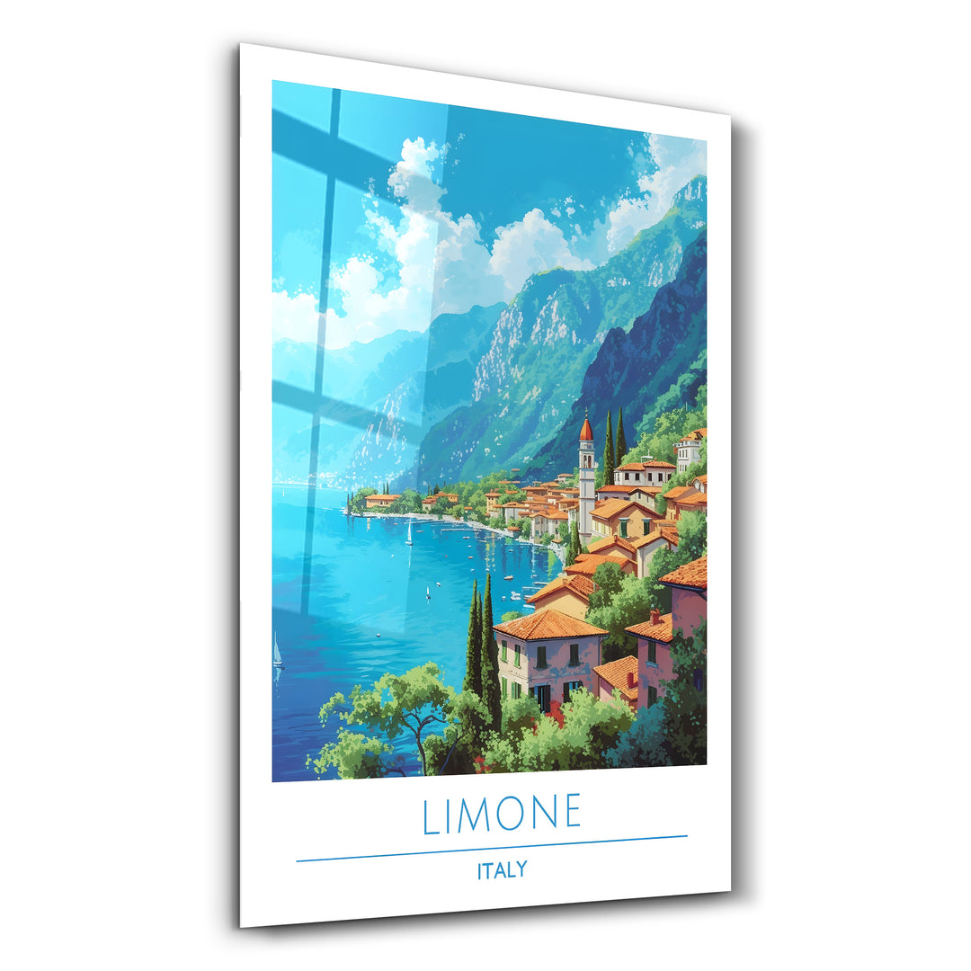 Limone Italy-Travel Posters | Glass Wall Art