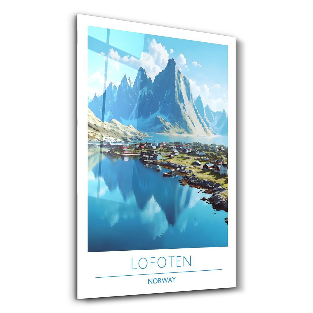 Lofoten Norway-Travel Posters | Glass Wall Art