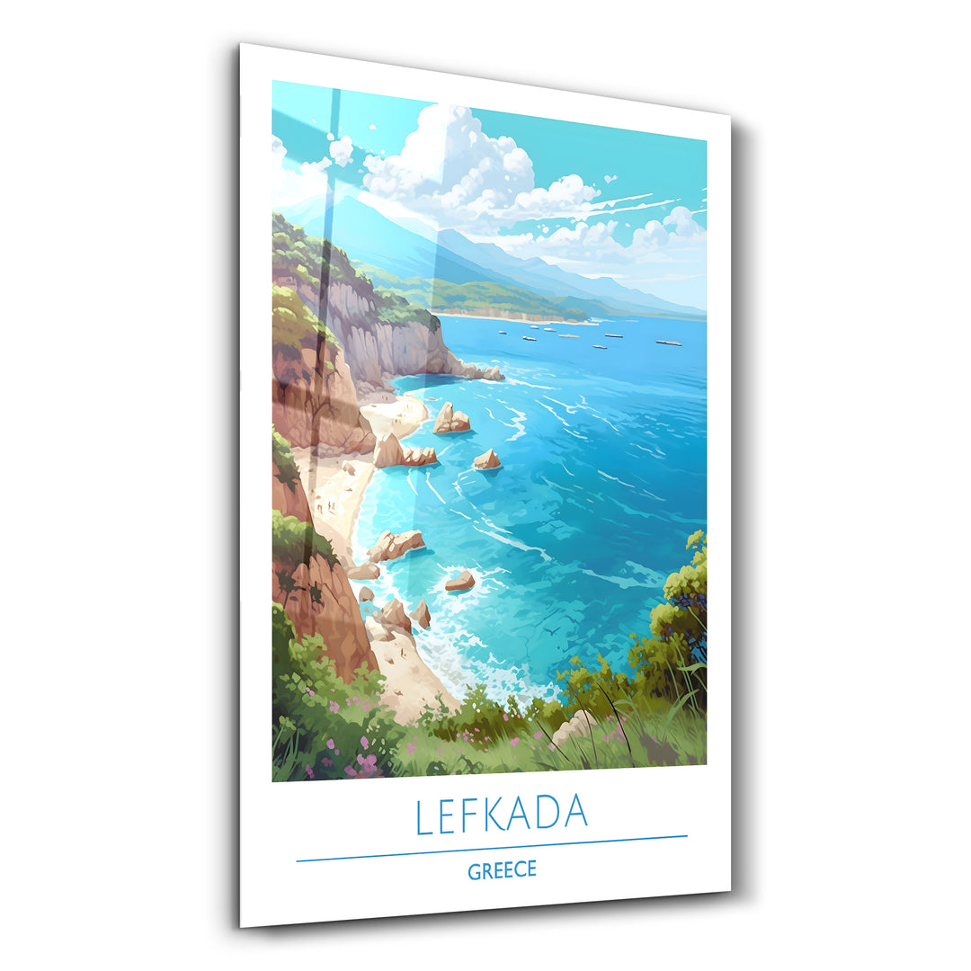 Lefkada Greece-Travel Posters | Glass Wall Art