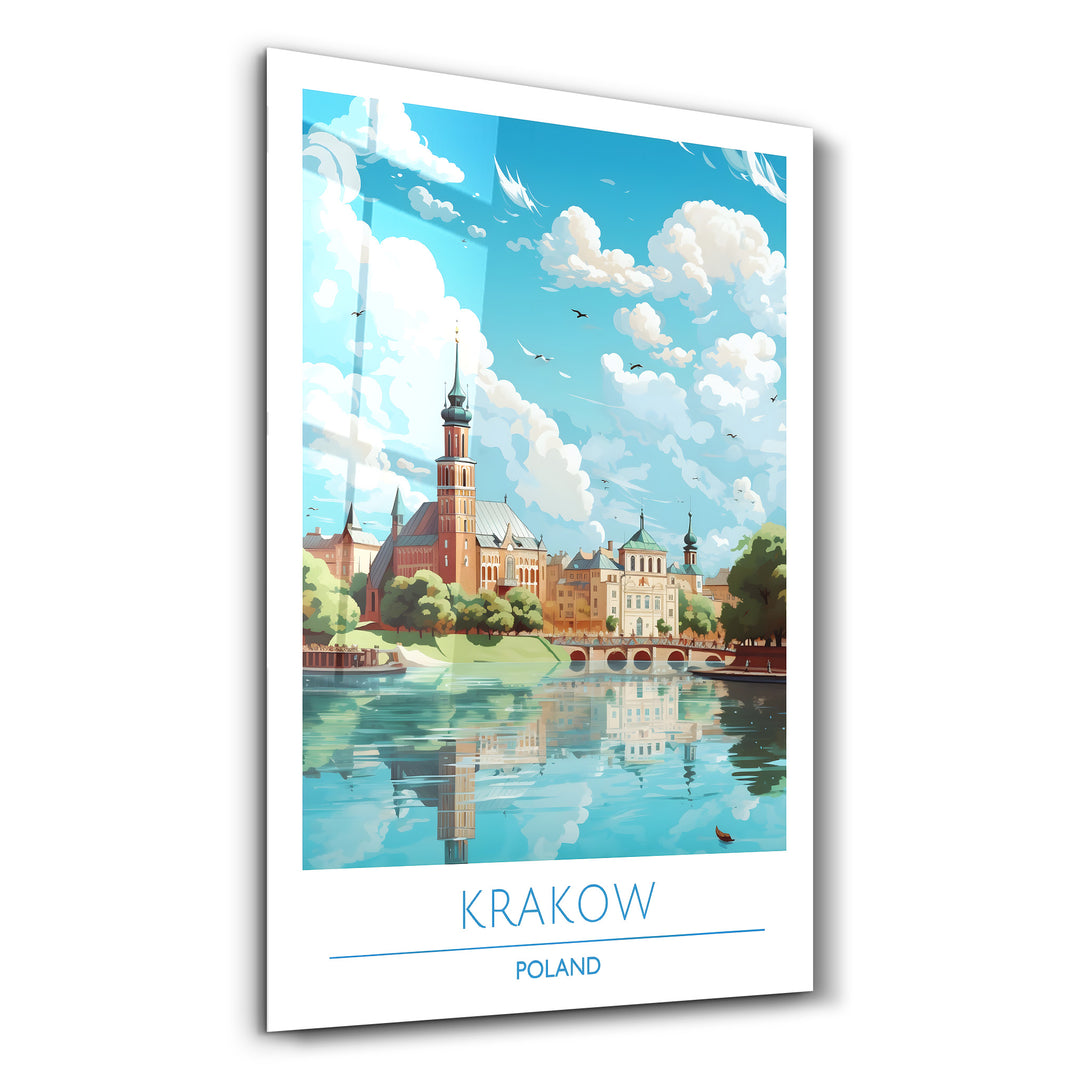 Krakow Poland-Travel Posters | Glass Wall Art