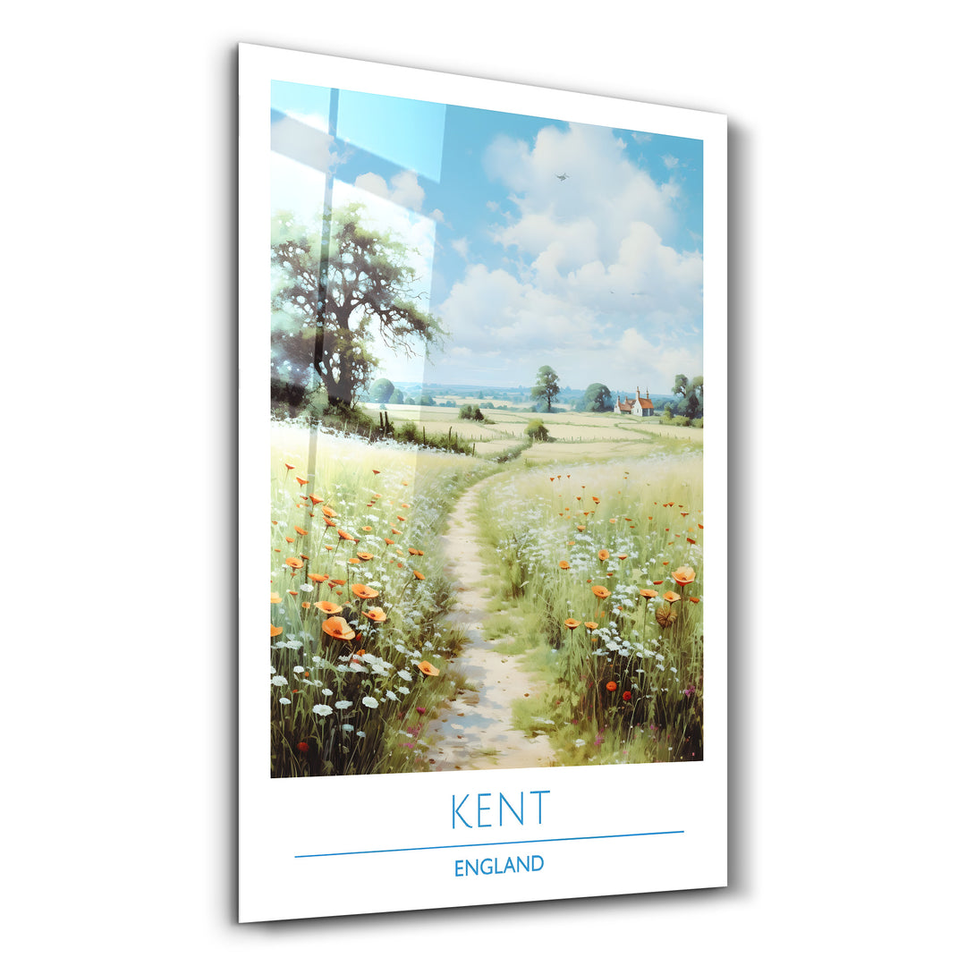 Kent England-Travel Posters | Glass Wall Art