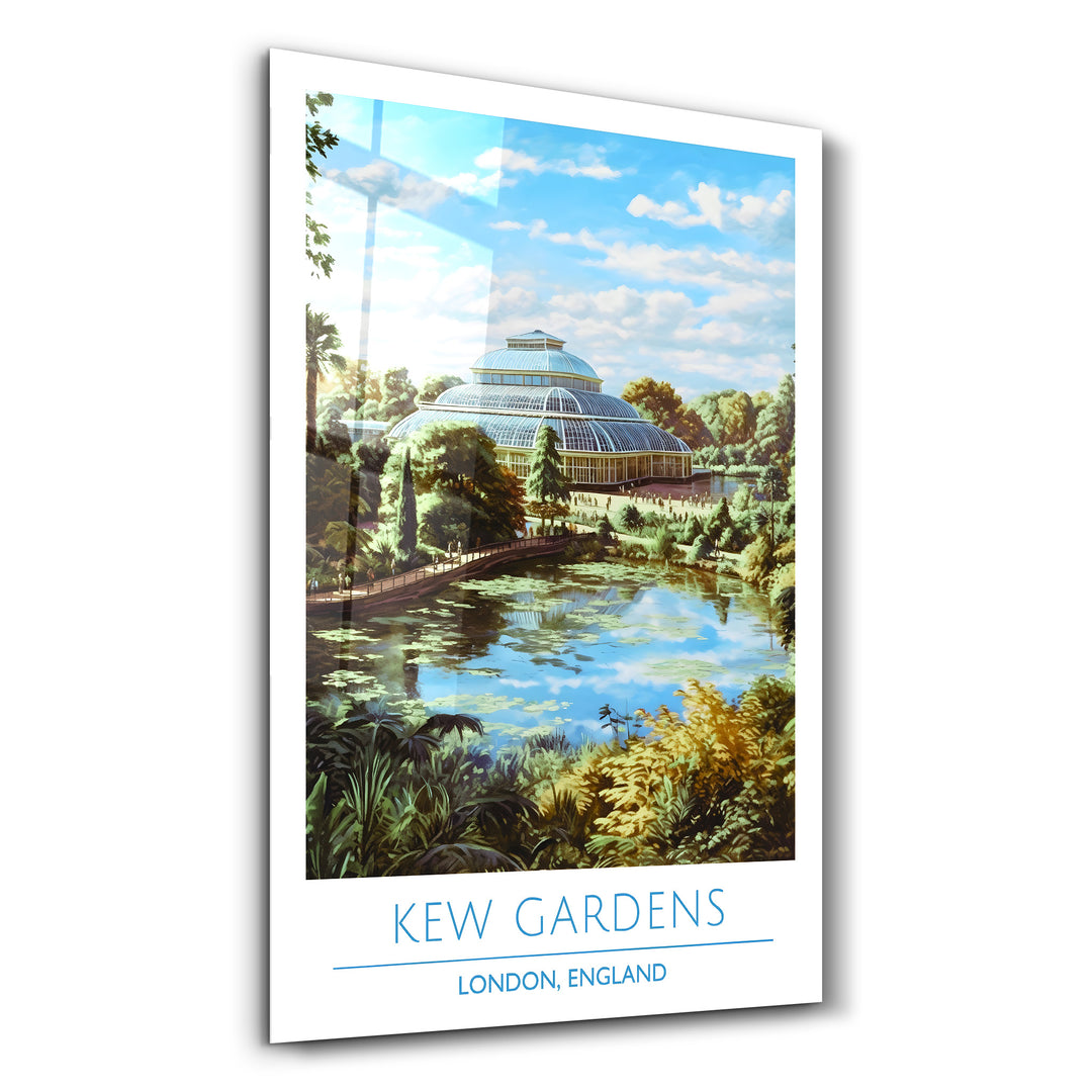 Kew Gardens-London England-Travel Posters | Glass Wall Art