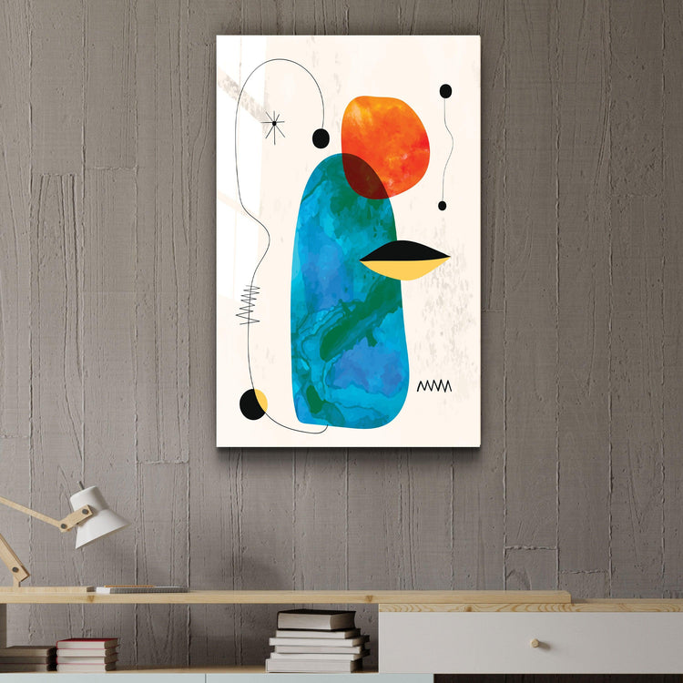 ・"Colorful Modern Shapes 1"・Glass Wall Art - ArtDesigna Glass Printing Wall Art