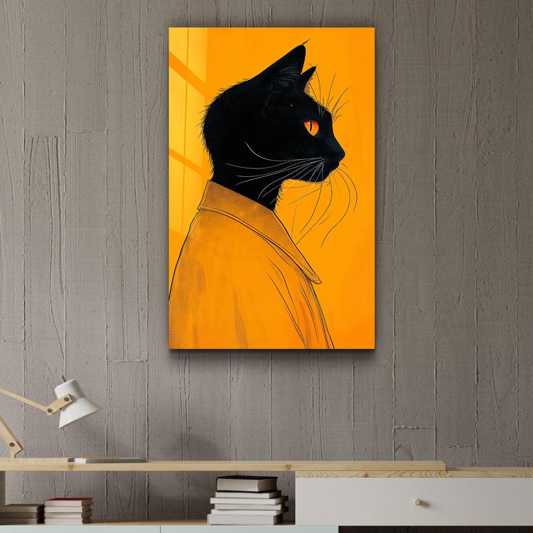 ・Cat・Designers Collection Glass Wall Art - ArtDesigna Glass Printing Wall Art