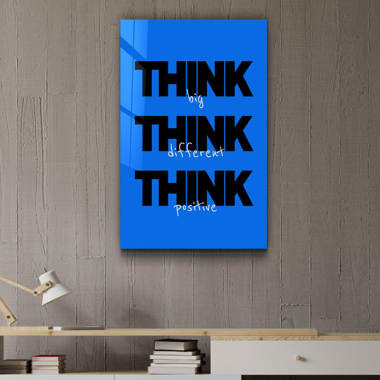 Think Big | Motivational Glass Wall Art - ArtDesigna Glass Printing Wall Art