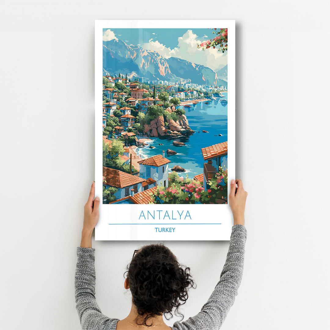 Antalya Turkey-Travel Posters | Glass Wall Art