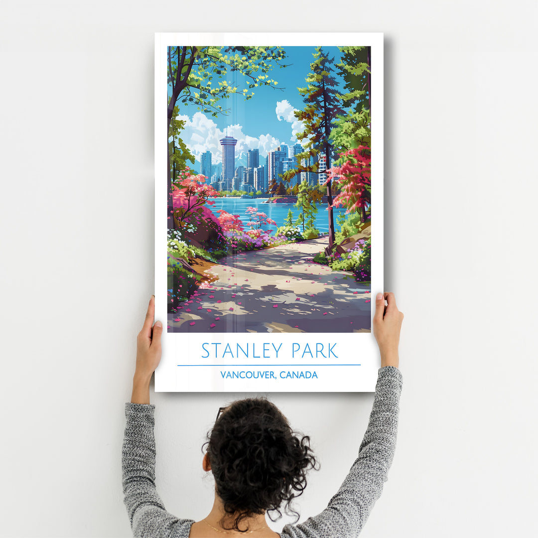 Stanley Park-Vancouver Canada-Travel Posters | Glass Wall Art