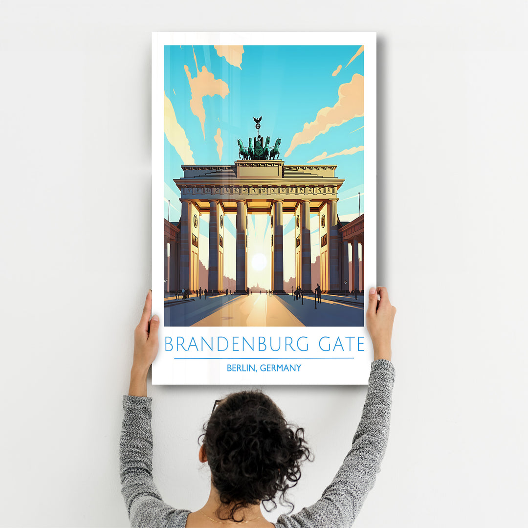 Brandenburg Gate-Berlin Germany-Travel Posters | Glass Wall Art