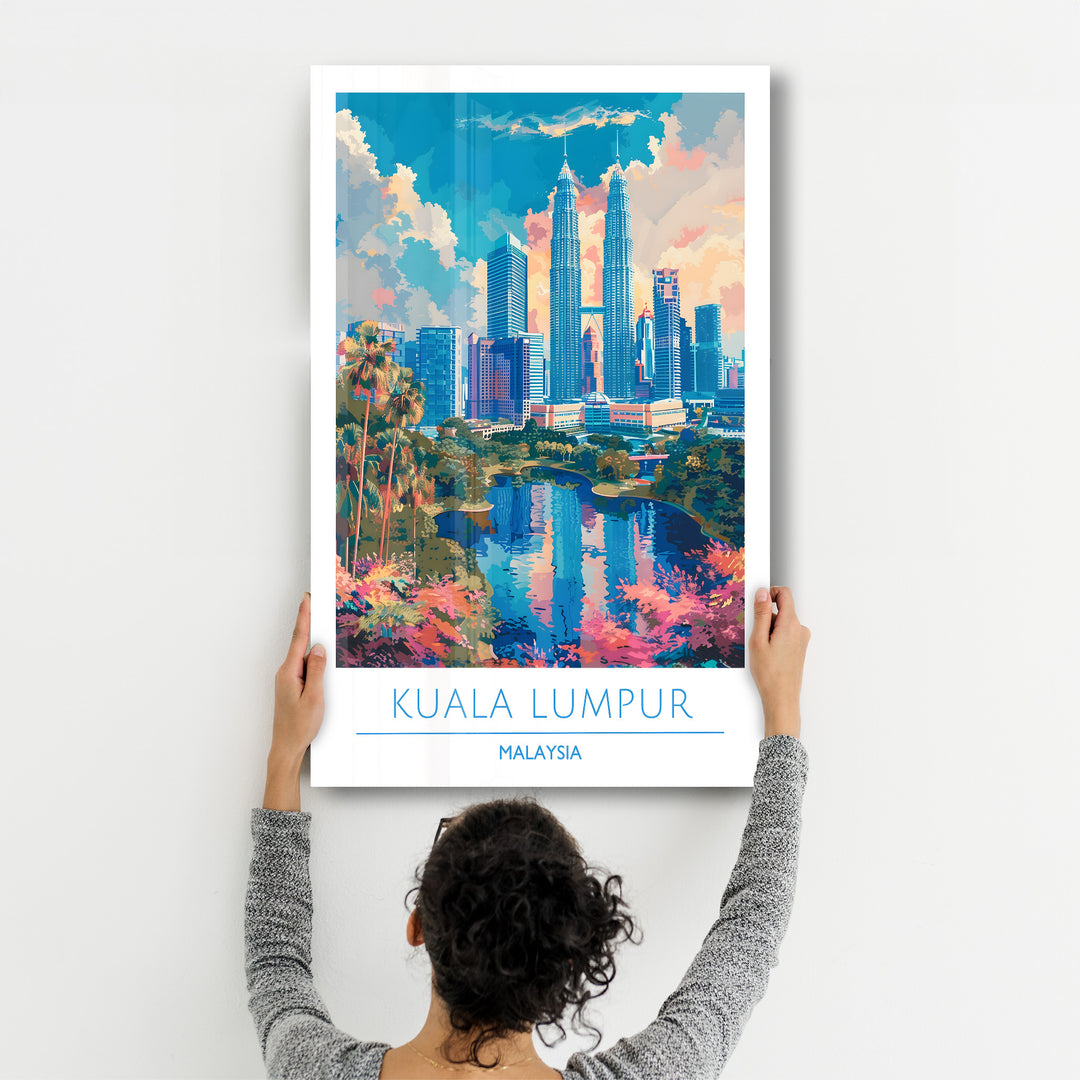 Kuala Lumpur Malaysia-Travel Posters | Glass Wall Art